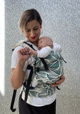 Mochila Multitalla Recién Nacido-Baby Minimahue Fular Magnetic Contra Pine Natural Seacell