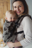 Mochila Little Frog Prime Cosy Love - Brown Hearts v3