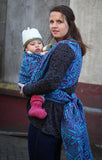 Bandolera Urban Geo Contra Violet Blue Linen