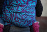 Bandolera Urban Geo Contra Violet Blue Linen