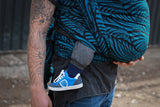 Fular Dandy Black Blue Soft Hemp
