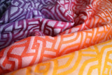 Fular Braid Fire Grad Wool