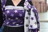 Fular Stars Ultra Purple Beige Tencel