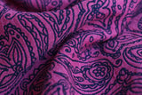 Bandolera Lace Contra Navy Rose Linen