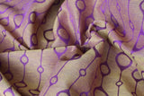 Fular Loops Purple Yellow Tencel Linen